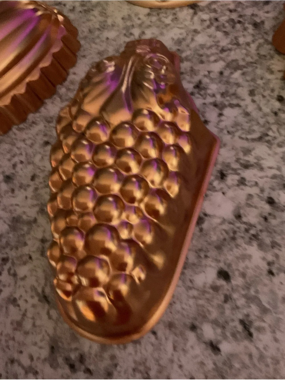 Copper-Colored Decorative Baking Molds Set - Home Kitchen
